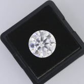 10.5 mm 4.5 Carat Loose Moissanite Stone White D Color RD 10.5mm VVS Certificate - Syzjewelry